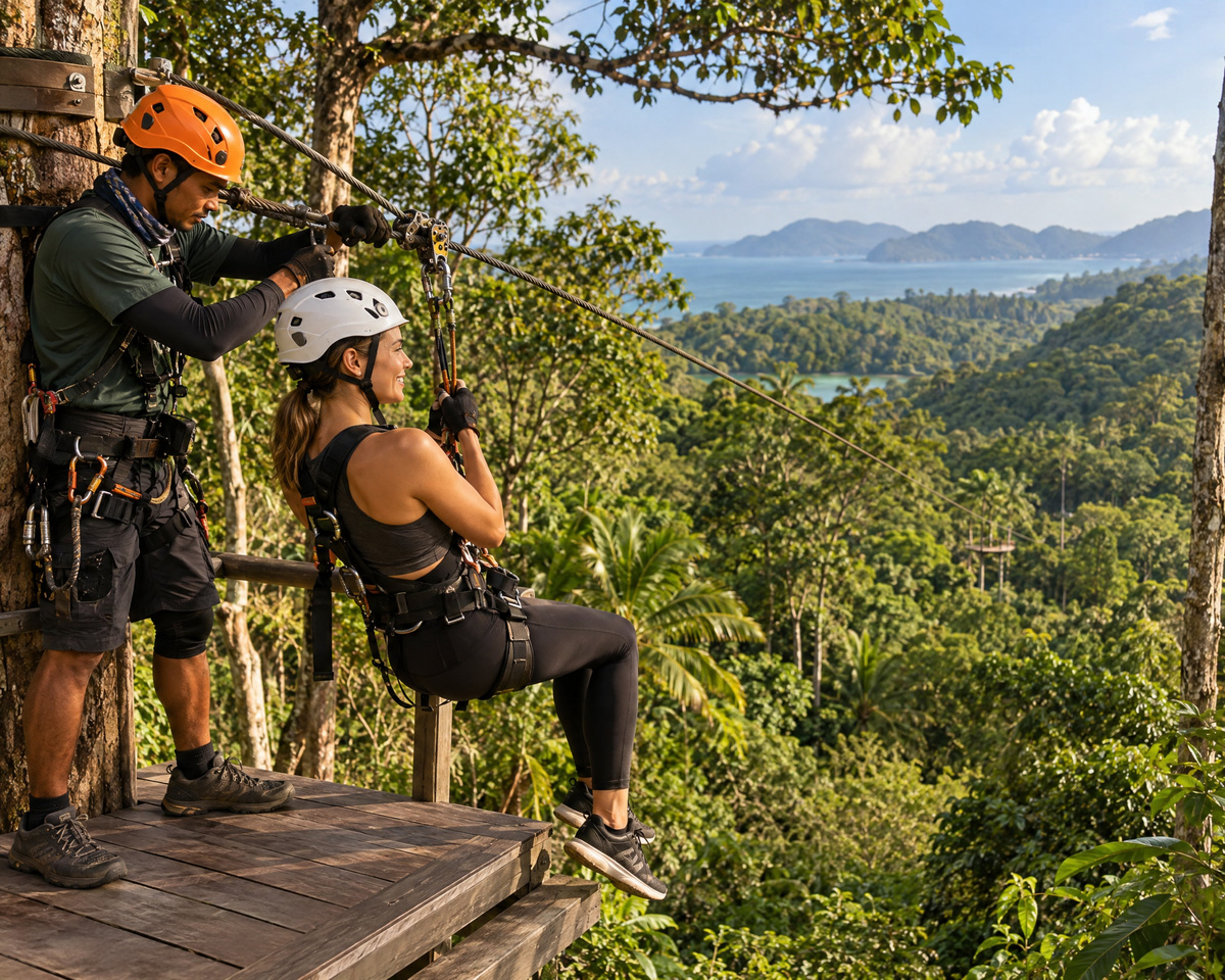 Longest Zipline in Phuket by Flying Hanuman World